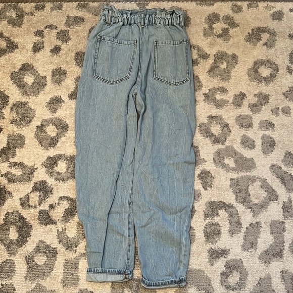 Zara size 0 paper bag waist denim - Picture 4 of 4